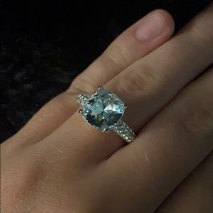 Blue stone ring